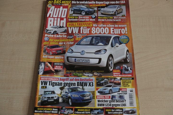 Deckblatt Auto Bild (37/2007)